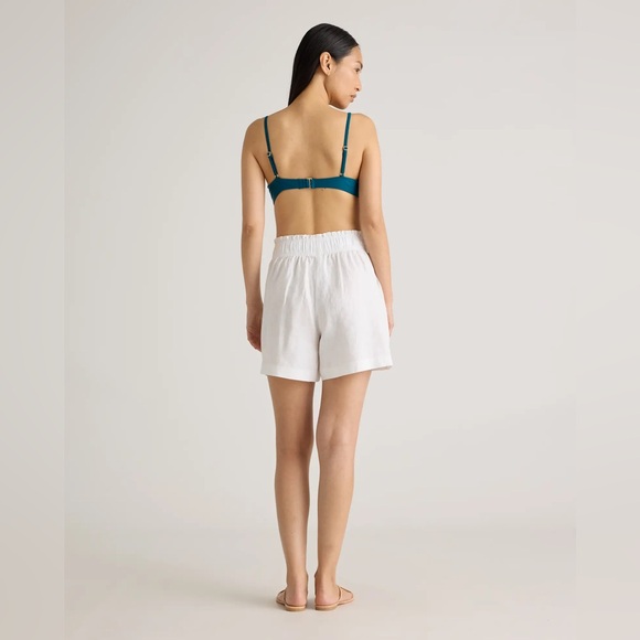 NWT Quince 100% European Linen High Waisted White  Shorts Sz XS - Picture 6 of 12